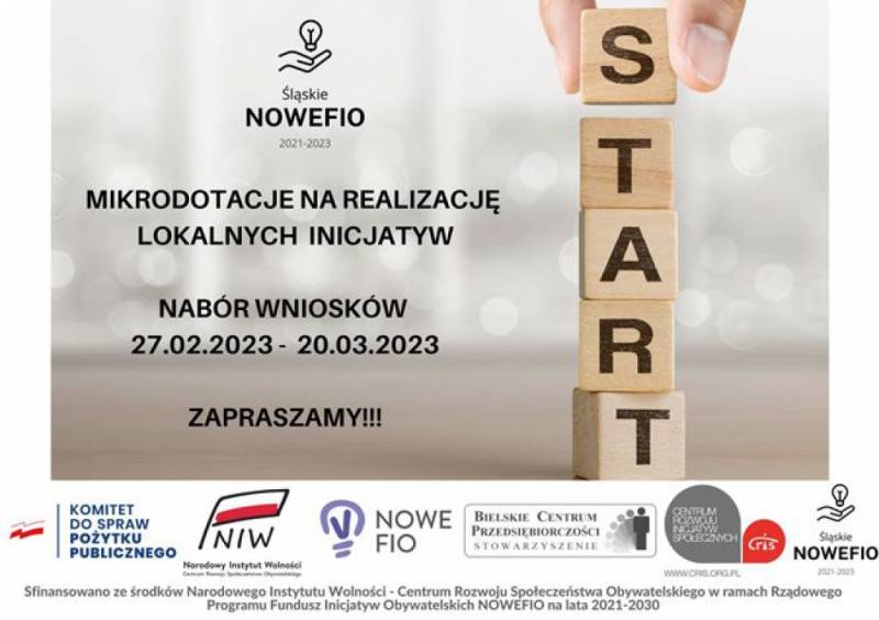 Zdjęcie: Konkurs grantowy „Śląskie NOWEFIO 2021-2023”