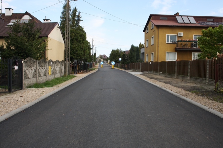 Budowa drogi w ulicy Ogrodowej w Myszkowie