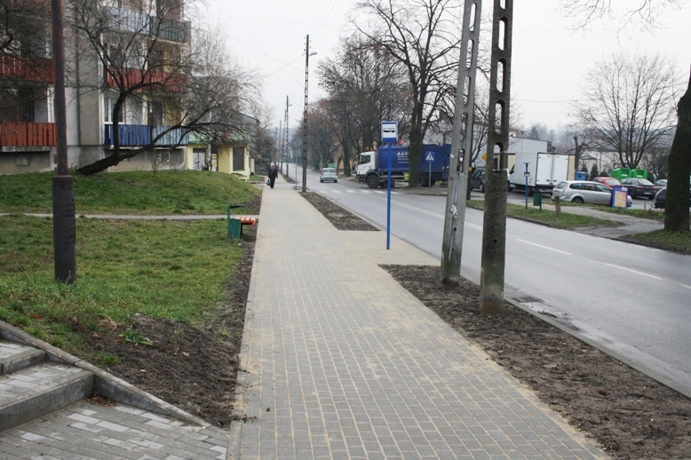 Remont chodnika w ulicy Wyszyńskiego