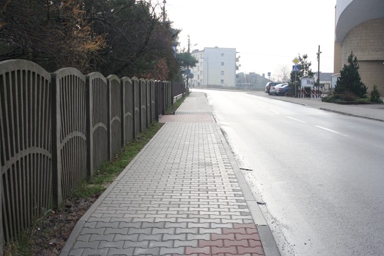 Remont chodnika w ulicy Jana Pawła II