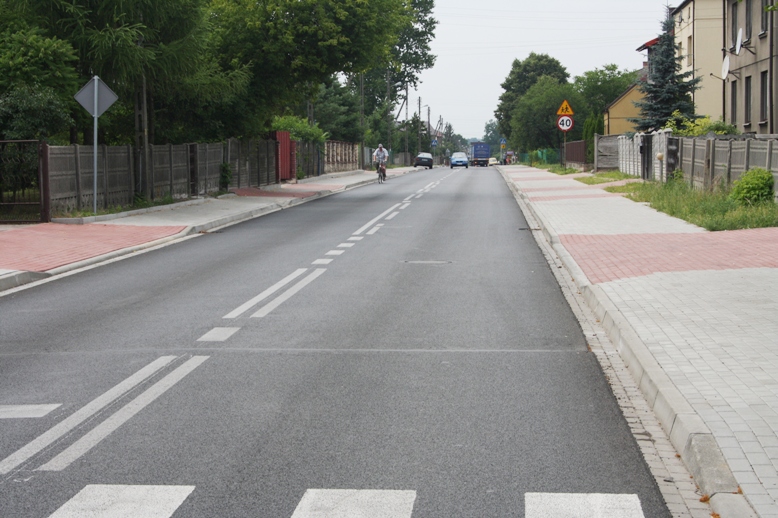 Przebudowa drogi w ulicy Jedwabnej w Myszkowie wraz z kanalizacją deszczową